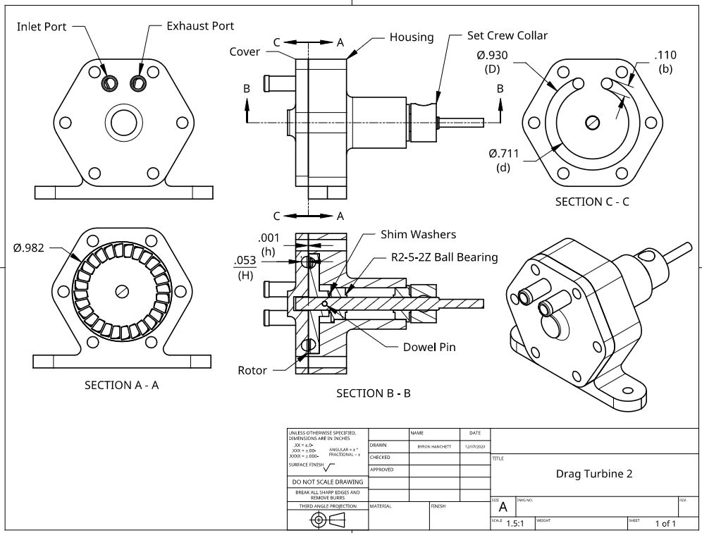 Drag Turbine 2